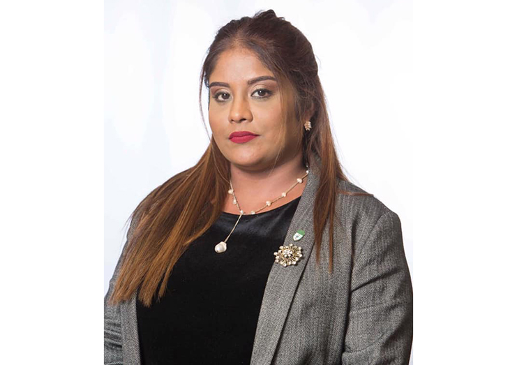 APNU parliamentarian, Geeta Chandan-Edmond