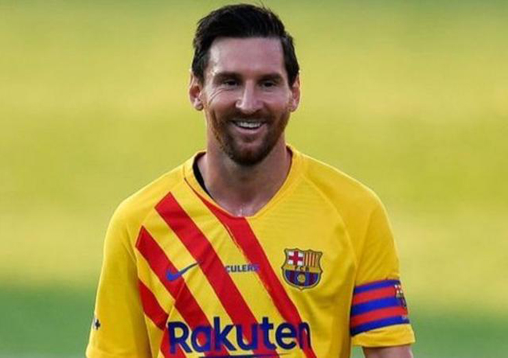Lionel Messi made his first appearance for Barcelona since his failed attempt to leave the club last week.