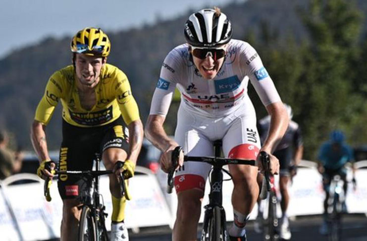 Primoz Roglic and Tadej Pogacar again showed they are the two strongest riders in the race