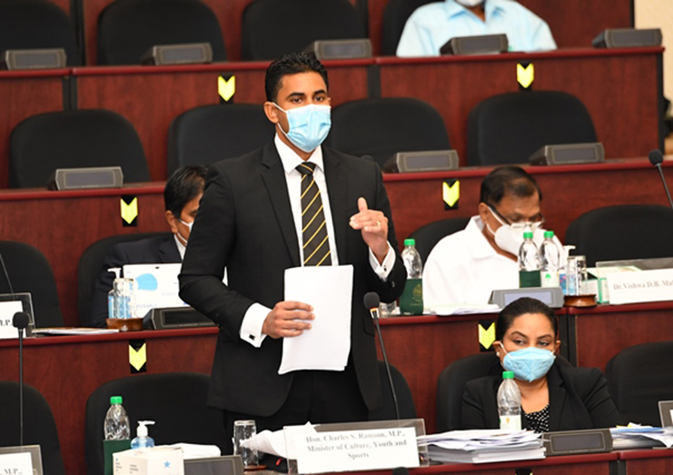 Culture, Youth and Sport Minister, Charles Ramson Jr.