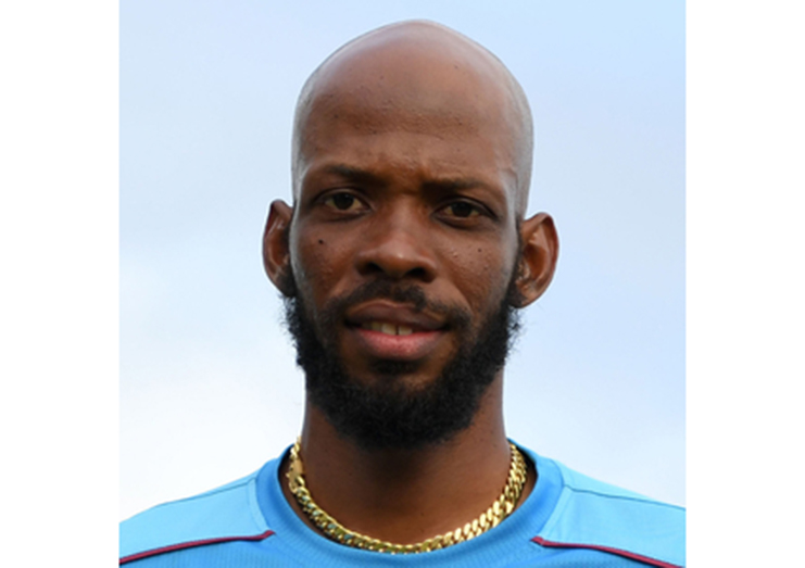 BRIDGETOWN, BARBADOS - JANUARY 26:  Roston Chase of West Indies celebrates at the end of the match after taking 8 wickets for 60 runs at the end of Day Four of the First Test match between England and West Indies at Kensington Oval on January 26, 2019 in Bridgetown, Barbados. (Photo by Shaun Botterill/Getty Images)