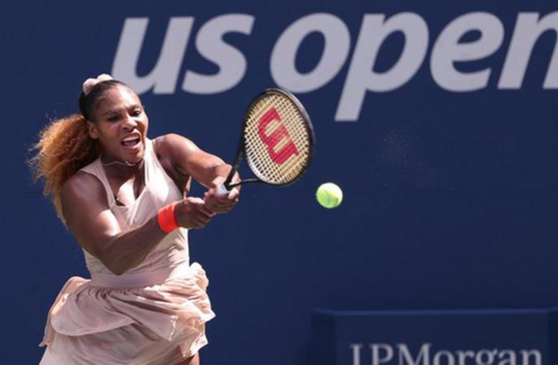 The win was Serena Williams' 100th on the Arthur Ashe Stadium.