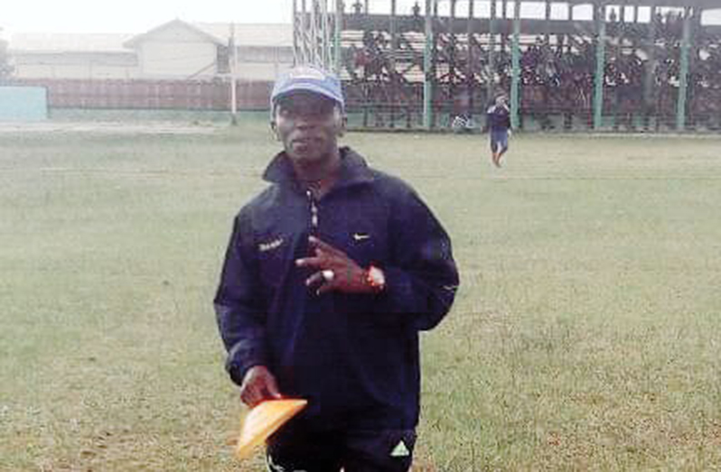 Former Essequibo athlete-now-coach Andre Blackman