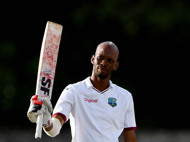 West Indies batsman Roston Chase.