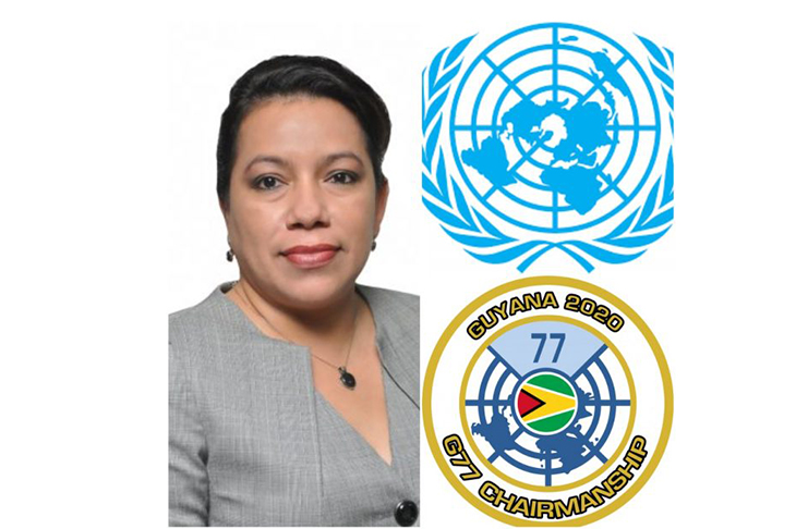 Guyana’s Permanent Representative to the UN, Carolyn Rodrigues-Birkett