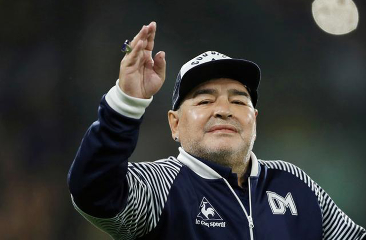 Argentina soccer great Diego Maradona