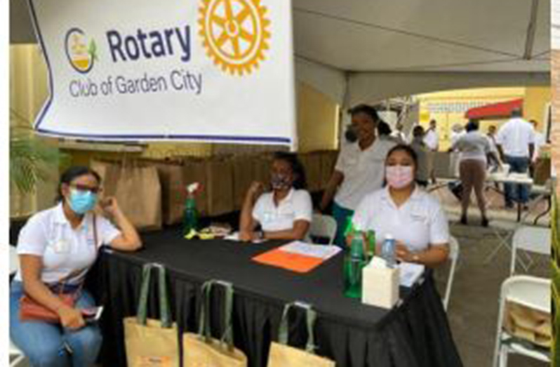 At the Rotary Club of the Garden City fundraiser last Sunday