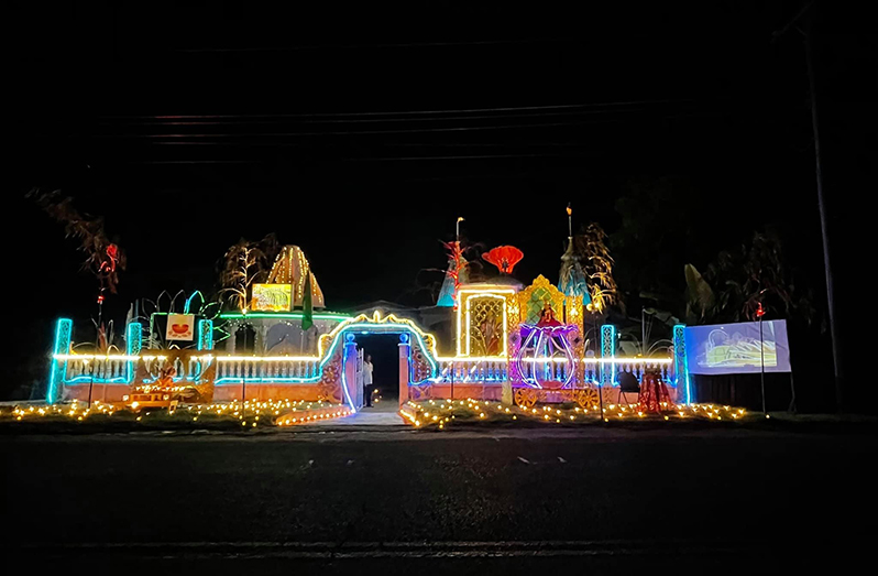 The winning submission of the GTT Diwali Home ‘Light Up’ Competition 