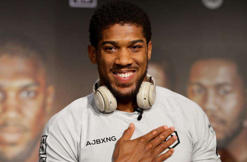 Heavyweight boxer Anthony Joshua will defend the IBF, WBA and WBO titles on December 12.