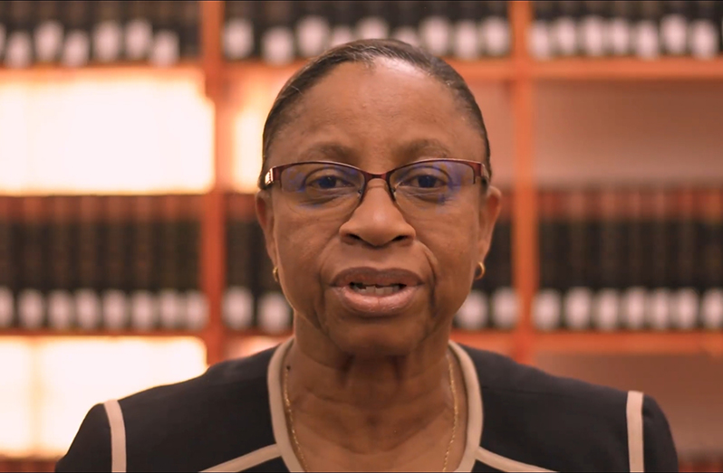 Chief Justice (ag), Madam Justice Roxane George