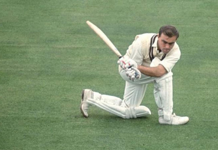 John Edrich made his 100th first-class century in 1977, against Derbyshire at The Oval.