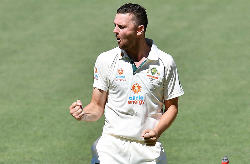 Australia ‘s Josh Hazlewood was at No. 9 before the start of the  the just concluded first Test