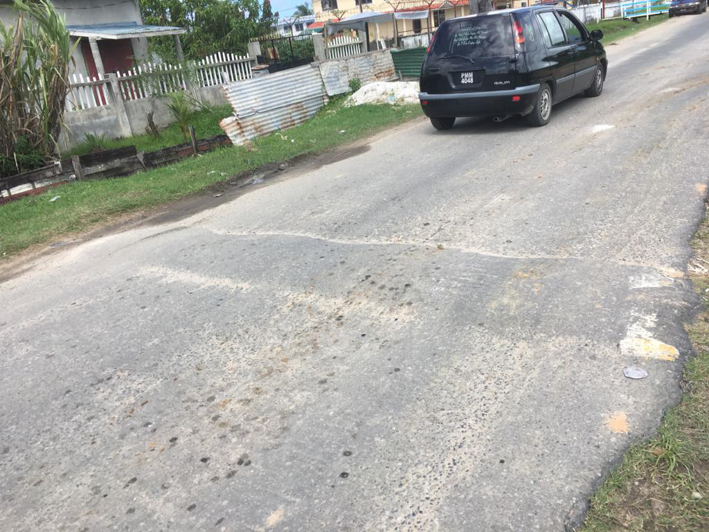An unmarked speedbump at Red Road, Sophia