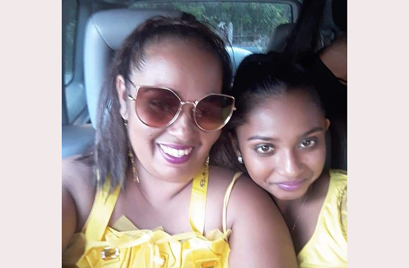 Shaniece Nanhoe and her mother, Shelly Balkarran in happier times