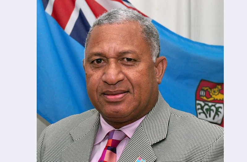 Prime Minister Frank Bainimarama of Fiji