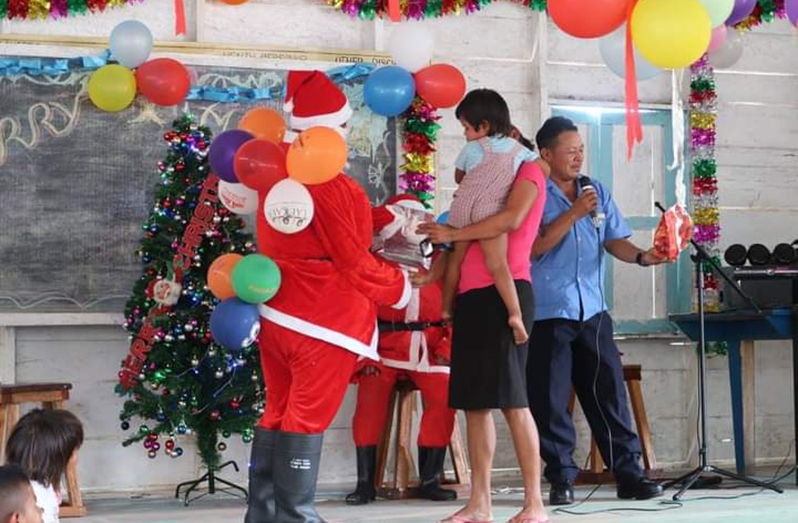 Villagers are often given presents on Christmas Day in Phillipai