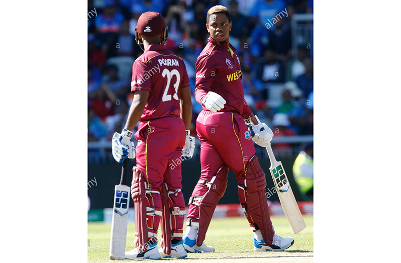 Left-handers Nicholas Pooran and Shimron Hetmyer