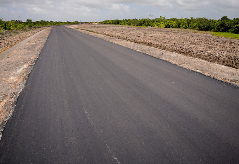 The first phase of the road is expected to be completed in April, while the second phase could be ready by November