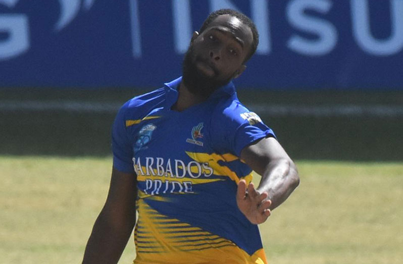 Akeem Jordan grabbed five for 26 from his allotted 10 overs.