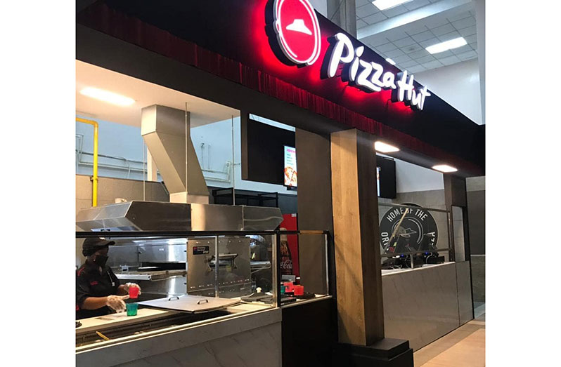 The new Pizza Hut outlet at CJIA