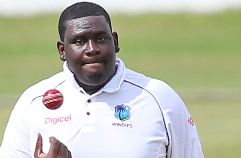 Off-spinner Rahkeem Cornwall snatched a five-wicket haul.