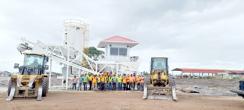 Caribbean Concrete Guyana Limited’s US$2M concrete batching plant at Linden