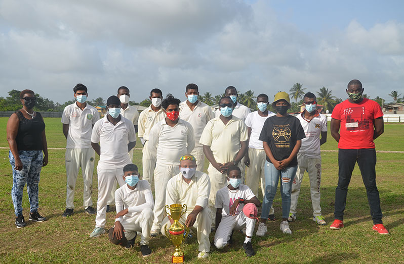 The winning Guymine cricket team