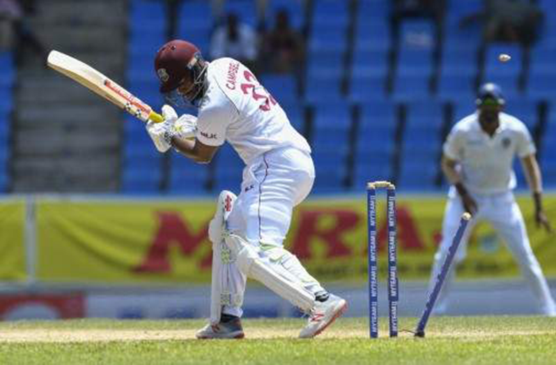 Left-handed opener John Campbell struggled against Sri Lanka. (Photo: AFP)