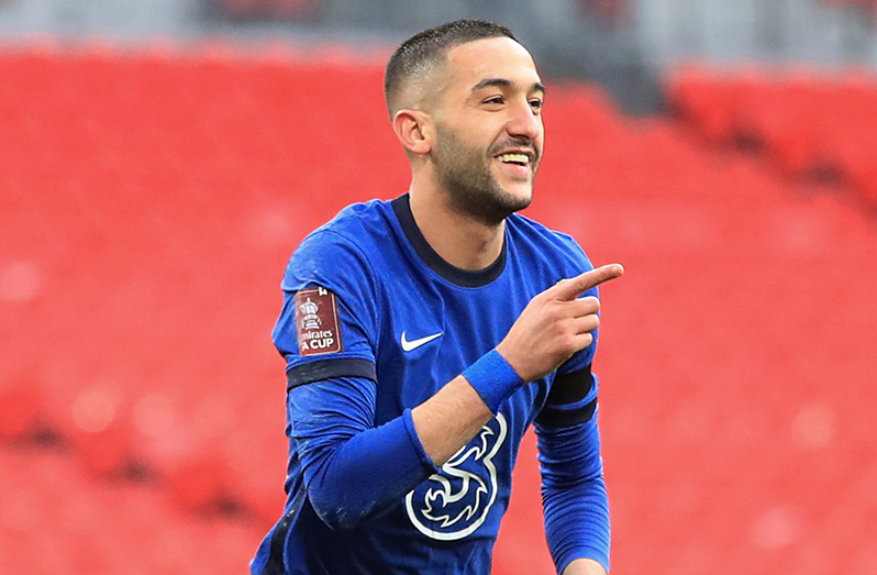 Four of Hakim Ziyech's five goals for Chelsea have come in cup competition.