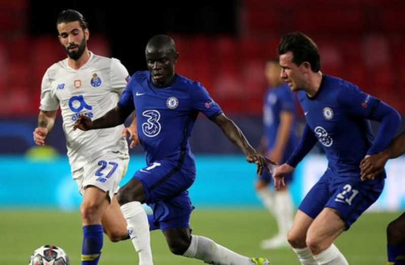 Kante was back in the Chelsea starting line-up after making two substitute appearances against Porto and Crystal Palace following a hamstring injury.