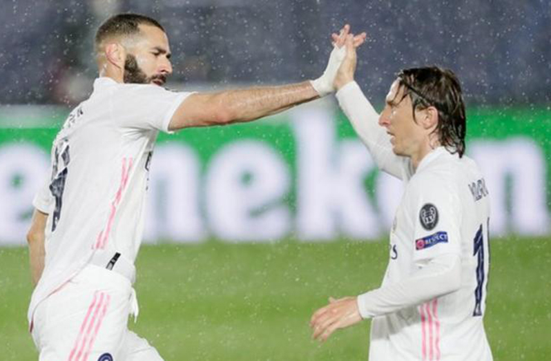 Karin Benzema's 71st Champions League goal makes him the joint fourth highest scorer in the competition.