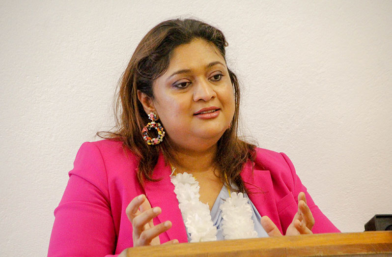 Minister of Education Priya Manickchand