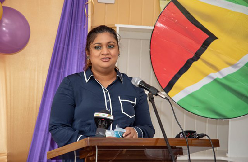 Minister of Education, Priya Manickchand (DPI photo)