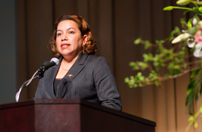 Guyana’s Permanent Representative to the UN, Carolyn Rodrigues-Birkett