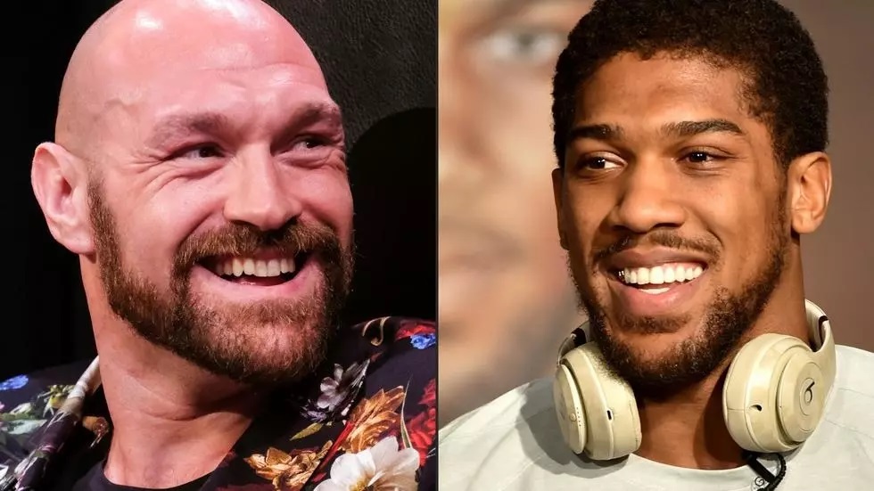 Tyson Fury (left) and fellow British heavyweight Anthony Joshua have signed a two-fight deal.