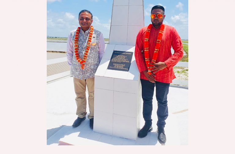 East Indian Settlement Monument recommissioned - Guyana Chronicle