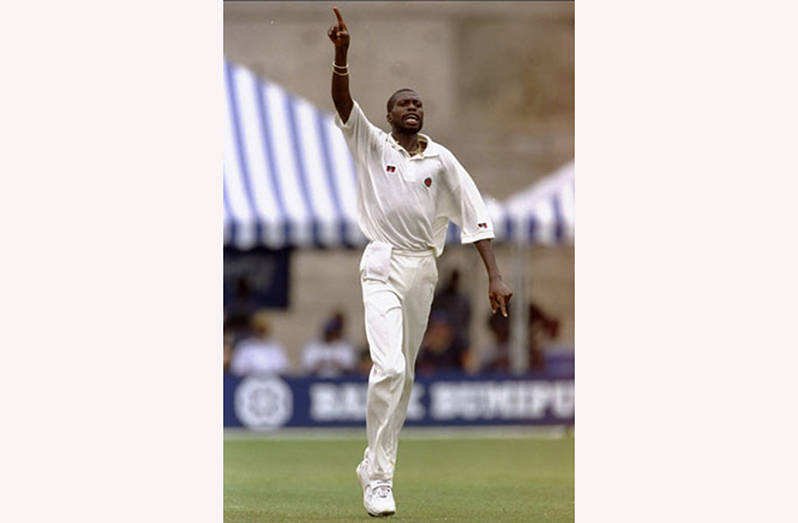 Legendary fast bowler Curtly Ambrose took 405 Test wickets in 98 Tests between 1988 and 2000