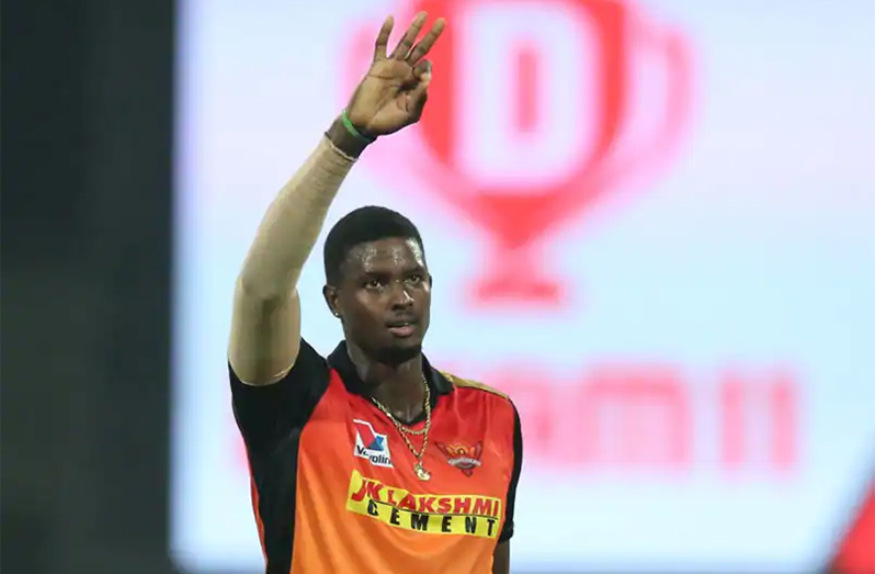 West Indies all-rounder Jason Holder featured in one game for Sunrisers Hyderabad.