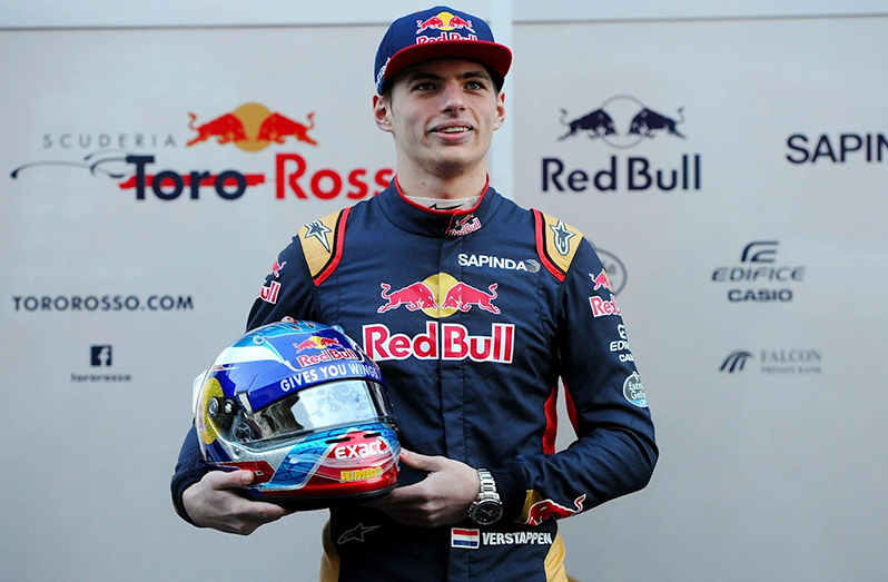 It is the first time in his F1 career that  Max Verstappen has led the world championship.
