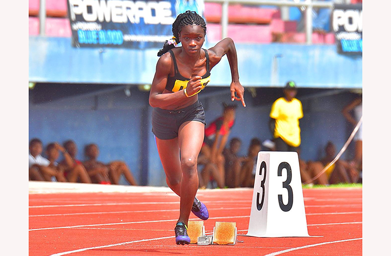 FLASH BACK! Deshanna Skeete competed for District 10 at the National School’s Championships. (Samuel Maughn photo)