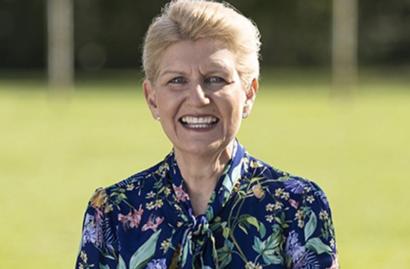 England’s Football Association first woman chair Debbie Hewitt