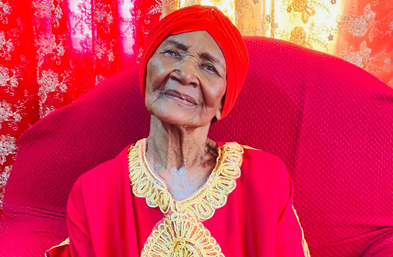 100-year-old, Ursula Corbin of Queenstown Village
