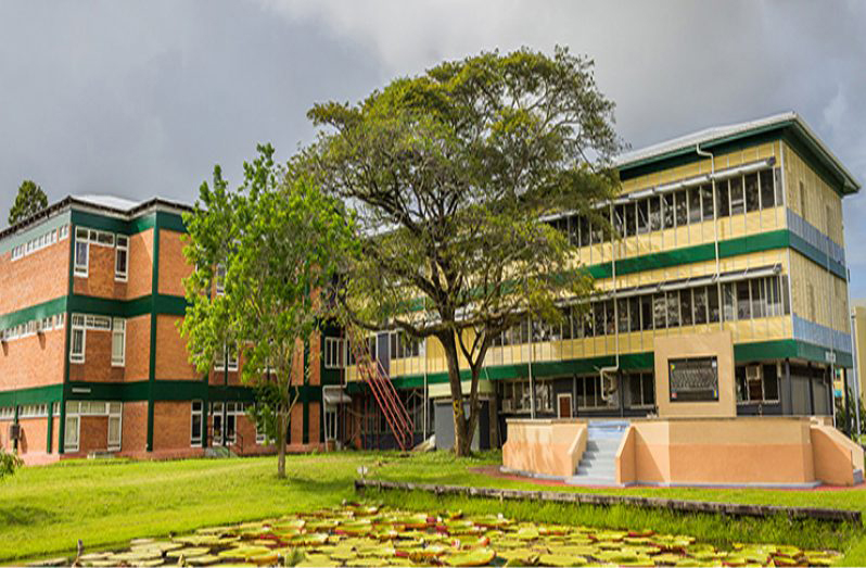 A section of the University of Guyana’s Turkeyen campus