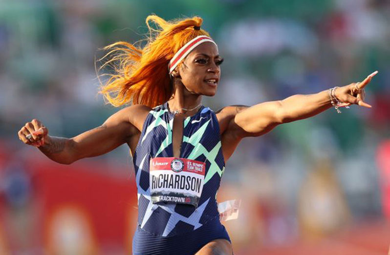 American sprinter Sha’Carri Richardson