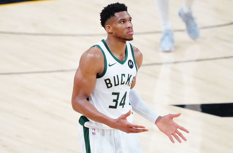 Giannis  Antetokounmpo notched 41 points in a 120-100 home success.