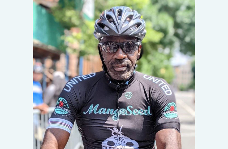 James ‘Joelyn’ Joseph, who still competes, is the first cyclist from Linden to represent Guyana at the Olympics.