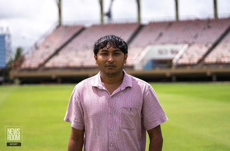 Assistant Manager at Guyana National Stadium, Providence, Mahinder Ghanshim (Photo: News Room)