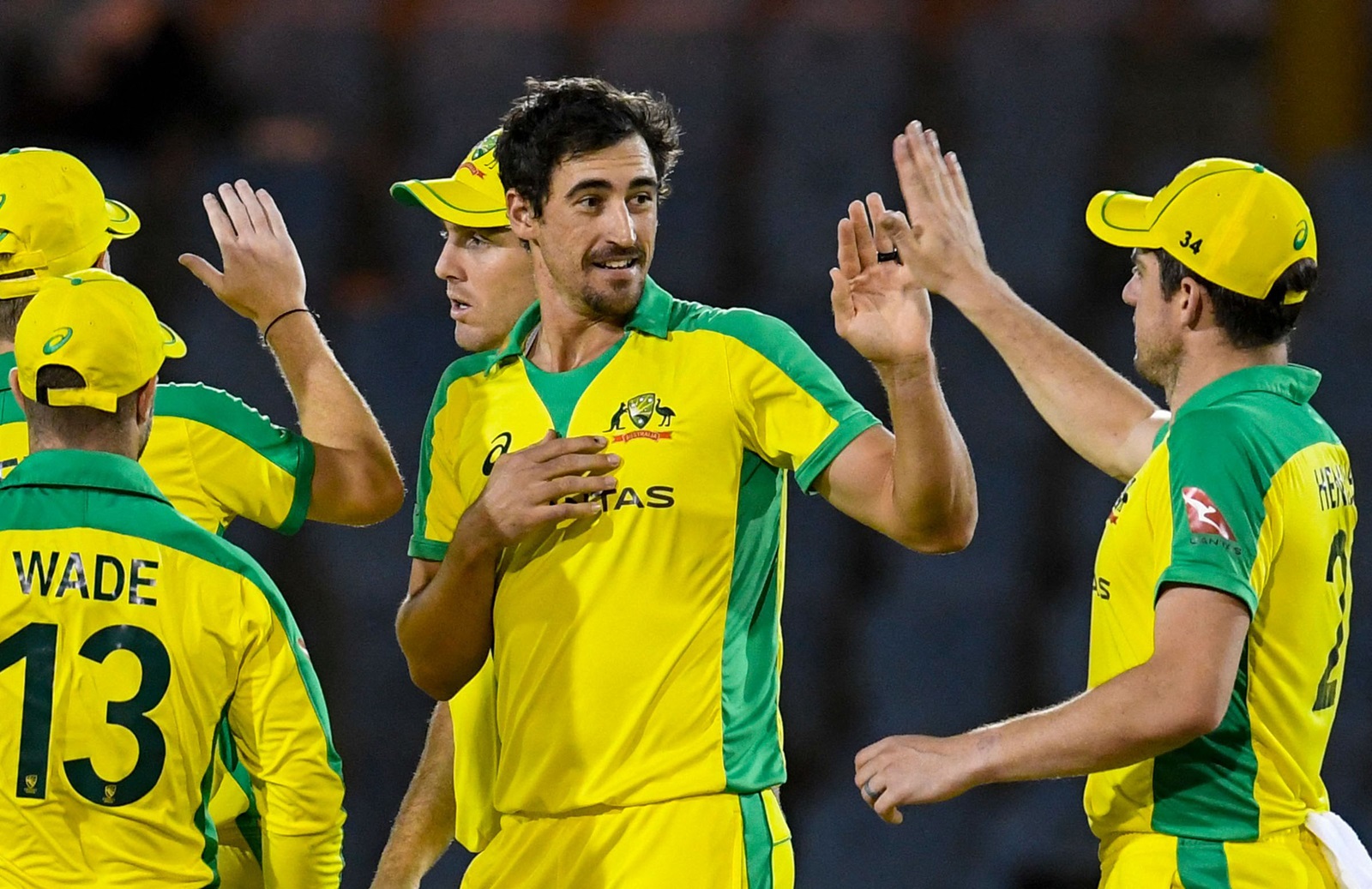 Mitchell Starc ripped through the West Indies batting line-up  (Getty Images)
