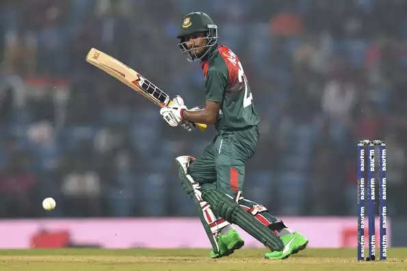 Mohammad Naim hit an unbeaten 66 for Bangladesh.