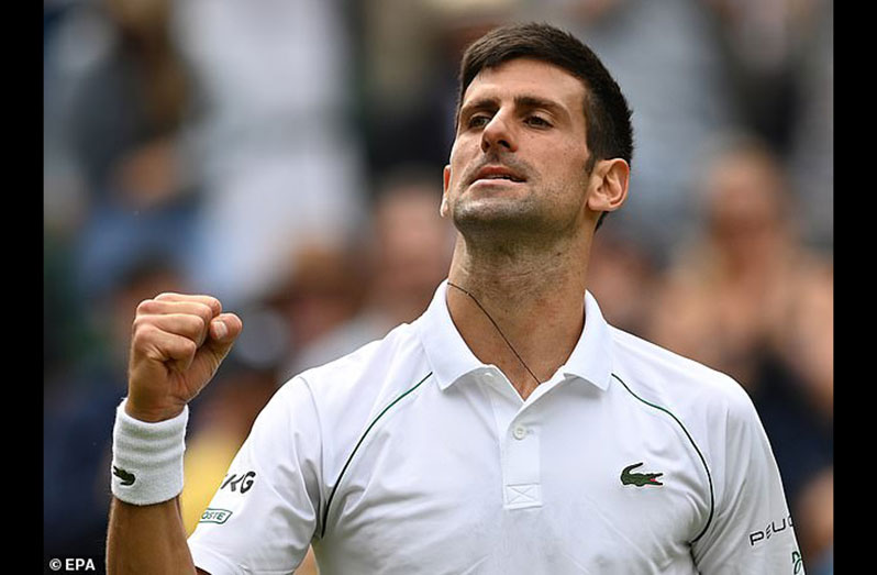 Novak Djokovic eased into his 50th grand slam quarter-final with a straight-sets victory.